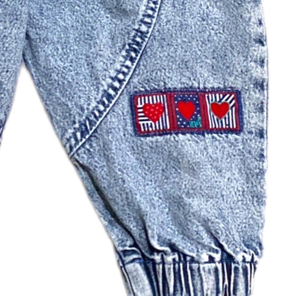 Vintage Little Levi's Acid Washed Denim Romper - Picture 5 of 15